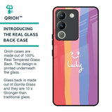 Lucky Abstract Glass Case for Vivo Y200 5G