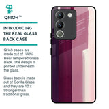 Brush Stroke Art Glass Case for Vivo Y200 5G