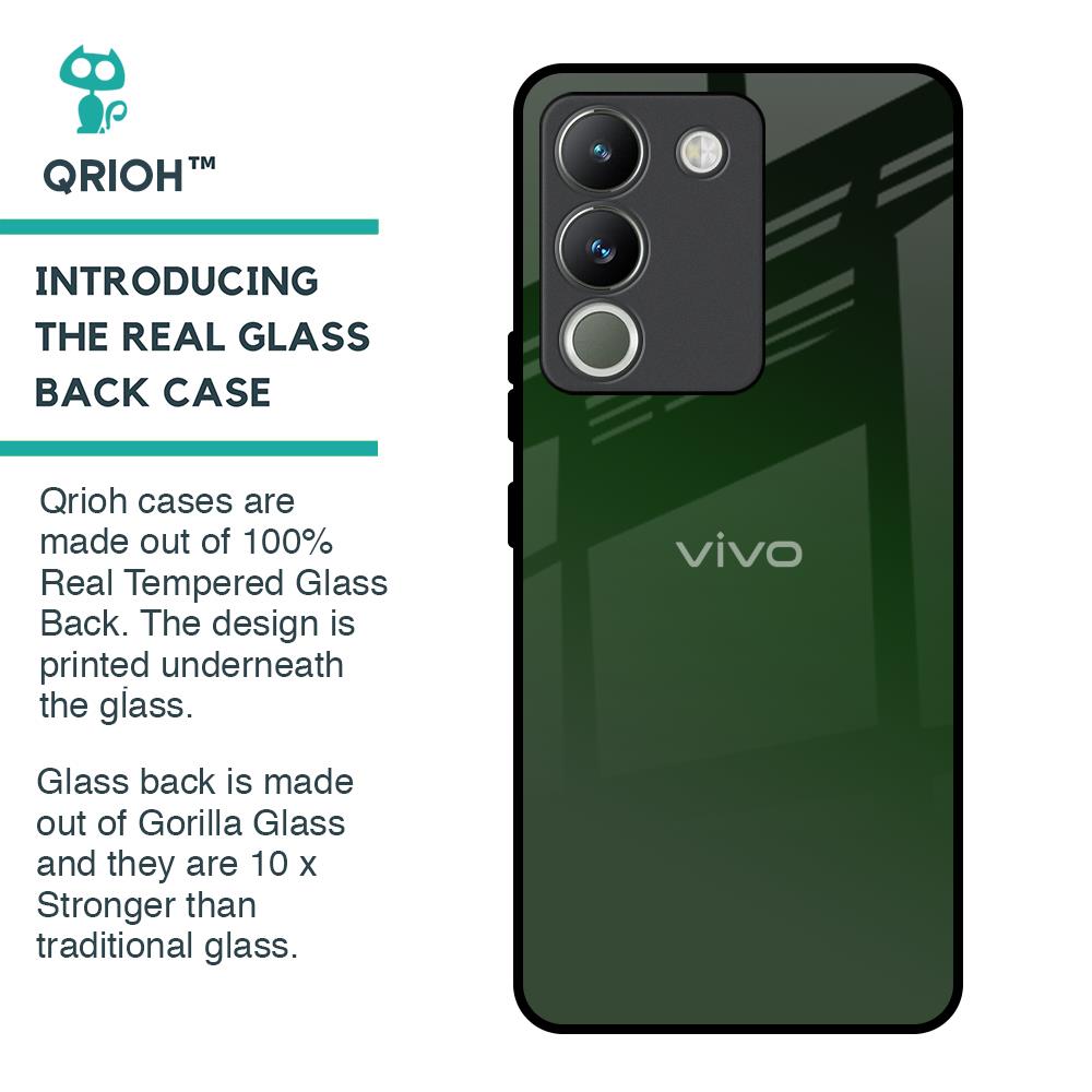 Deep Forest Glass Case for Vivo Y200 5G
