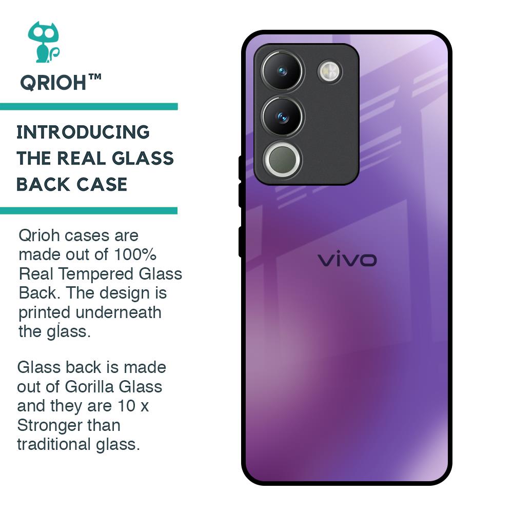 Ultraviolet Gradient Glass Case for Vivo Y200 5G