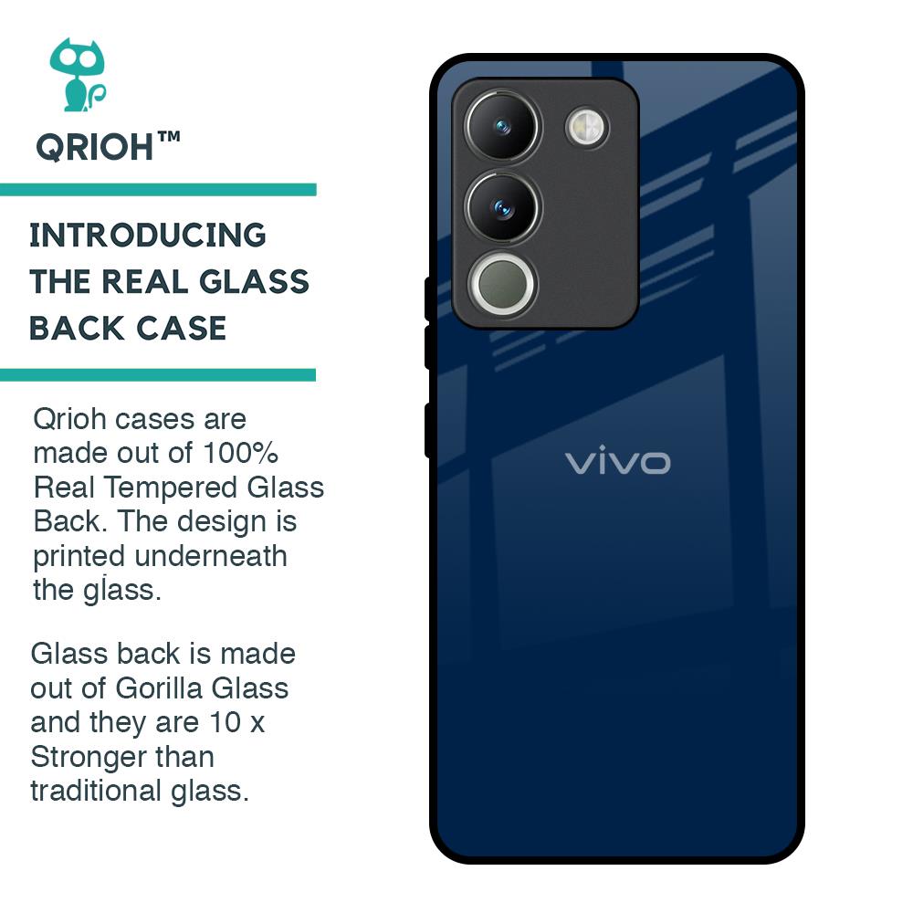 Royal Navy Glass Case for Vivo Y200 5G