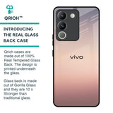 Golden Mauve Glass Case for Vivo Y200 5G