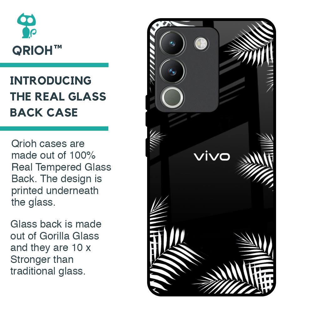 Zealand Fern Design Glass Case For Vivo Y200 5G