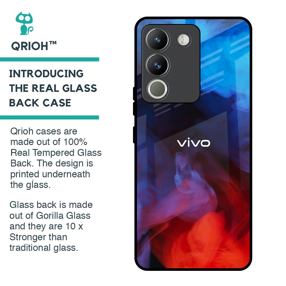 Dim Smoke Glass Case for Vivo Y200 5G