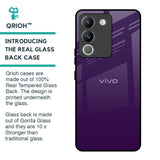 Dark Purple Glass Case for Vivo Y200 5G
