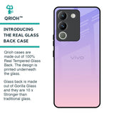 Lavender Gradient Glass Case for Vivo Y200 5G