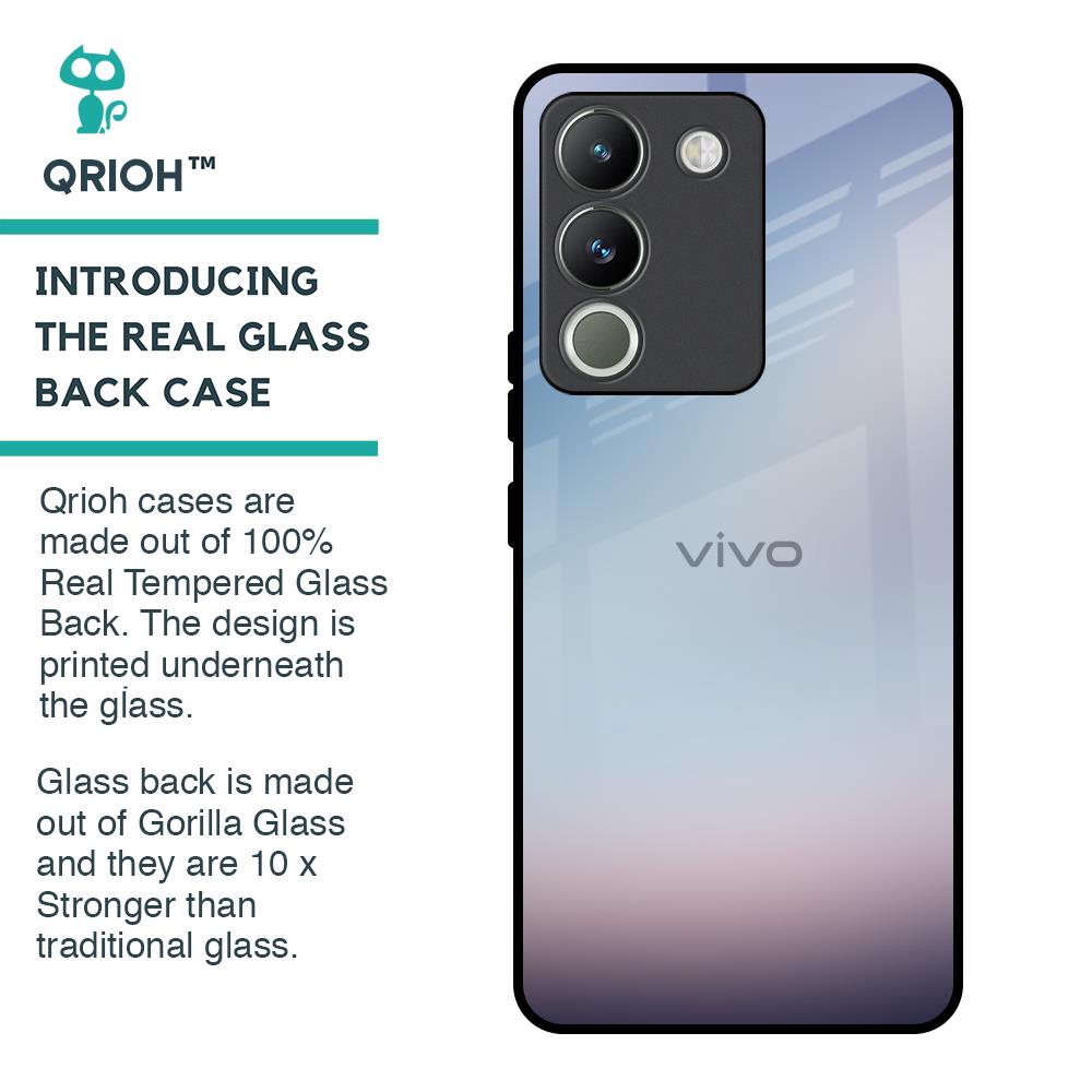 Light Sky Texture Glass Case for Vivo Y200 5G