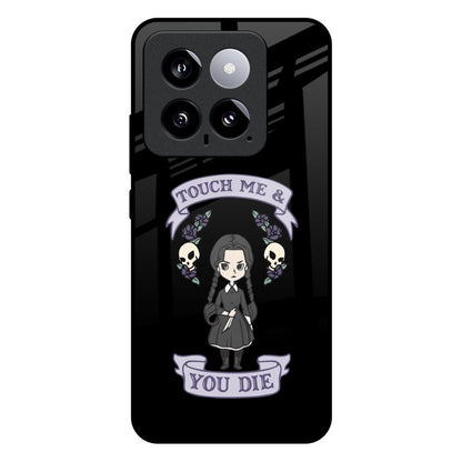 Touch Me & You Die Mi 14 Glass Back Cover Online