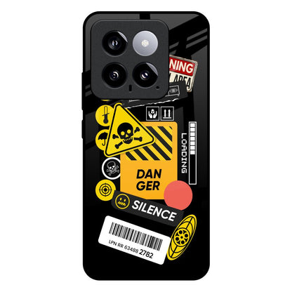 Danger Signs Mi 14 Glass Back Cover Online