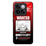 Luffy Wanted Mi 14 Glass Back Cover Online