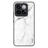 Modern White Marble Mi 14 Glass Back Cover Online