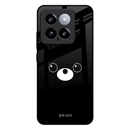 Cute Bear Mi 14 Glass Back Cover Online