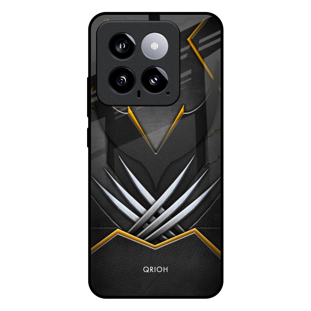 Black Warrior Mi 14 Glass Back Cover Online