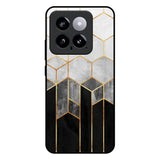 Tricolor Pattern Mi 14 Glass Back Cover Online