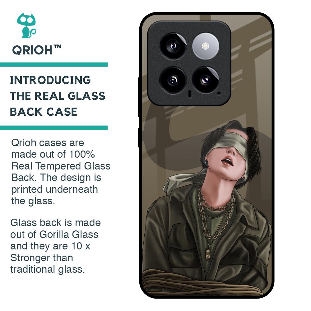 Blind Fold Glass Case for Mi 14