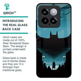 Cyan Bat Glass Case for Mi 14