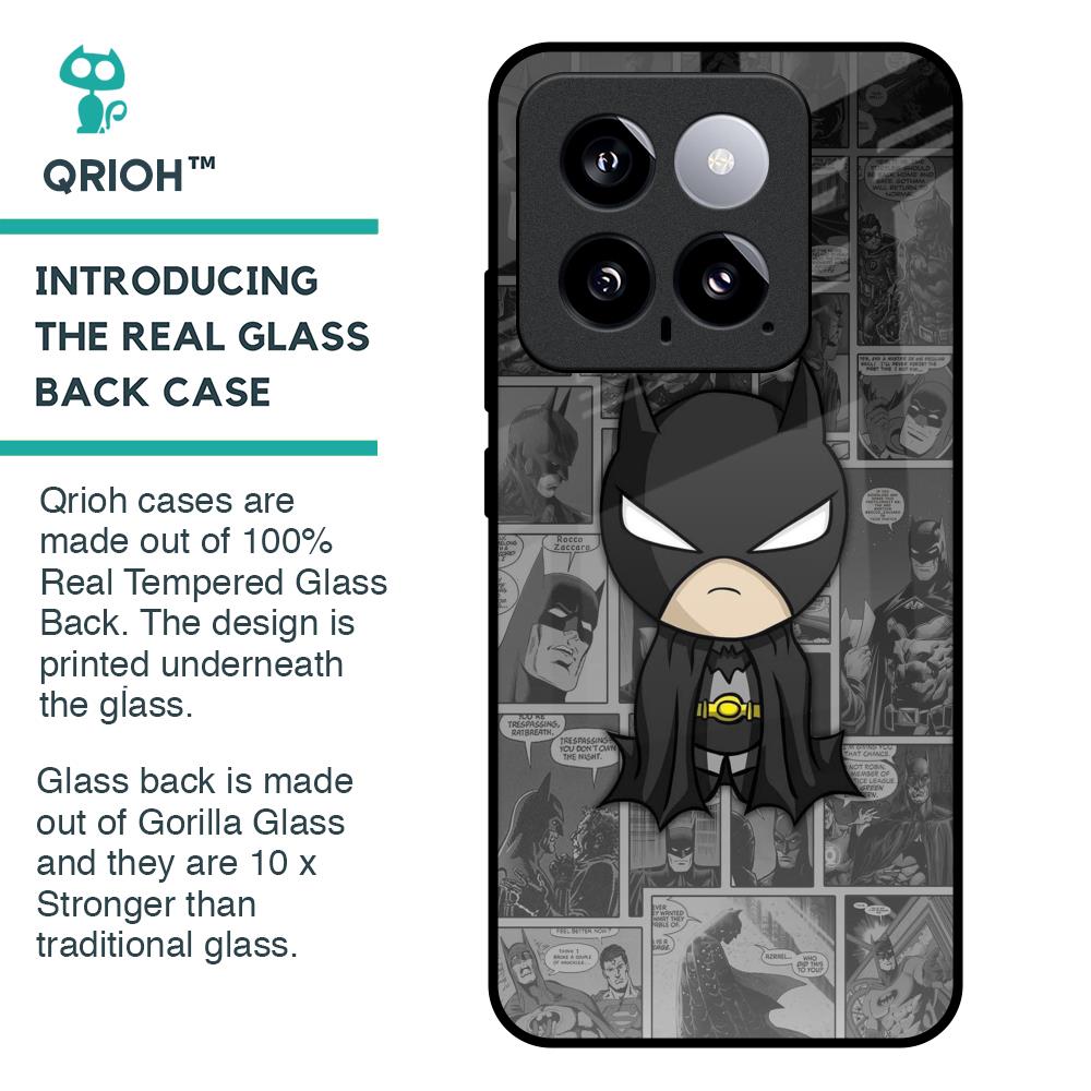 Cartoon Art Glass Case for Mi 14
