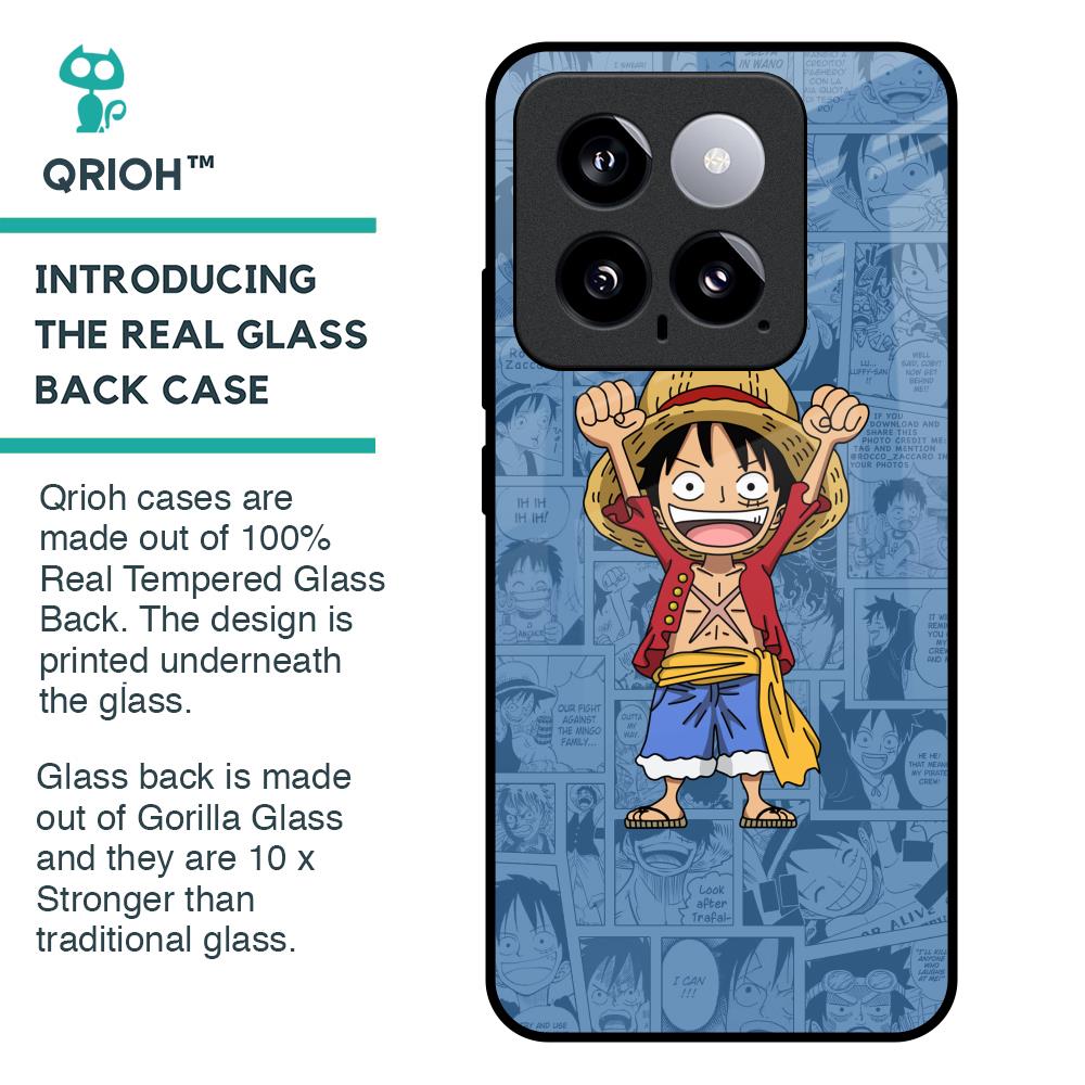 Chubby Anime Glass Case for Mi 14