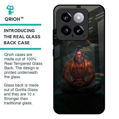 Lord Hanuman Animated Glass Case for Mi 14