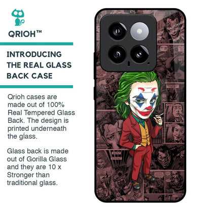 Joker Cartoon Glass Case for Mi 14