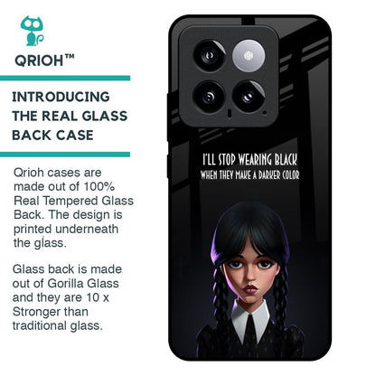 Aesthetic Digital Art Glass Case for Mi 14