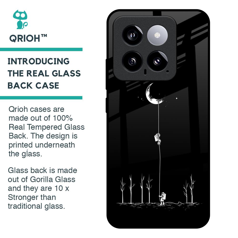 Catch the Moon Glass Case for Mi 14