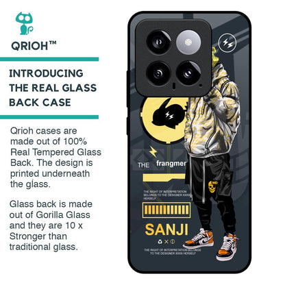 Cool Sanji Glass Case for Mi 14