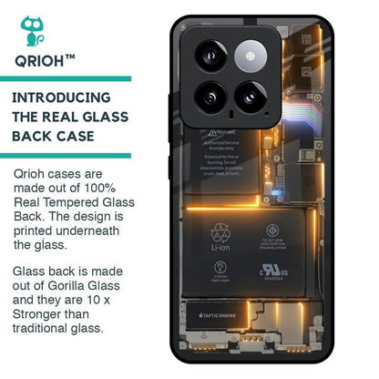 Glow Up Skeleton Glass Case for Mi 14