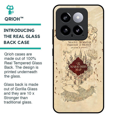Magical Map Glass Case for Mi 14