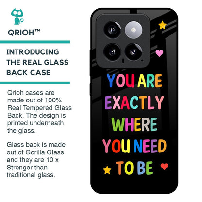 Magical Words Glass Case for Mi 14