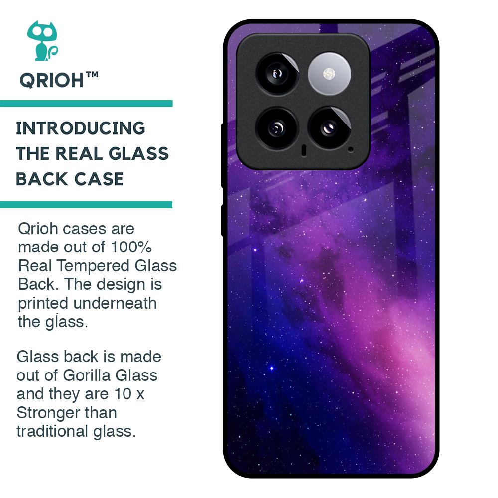 Stars Life Glass Case For Mi 14