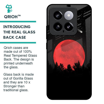 Moonlight Aesthetic Glass Case For Mi 14