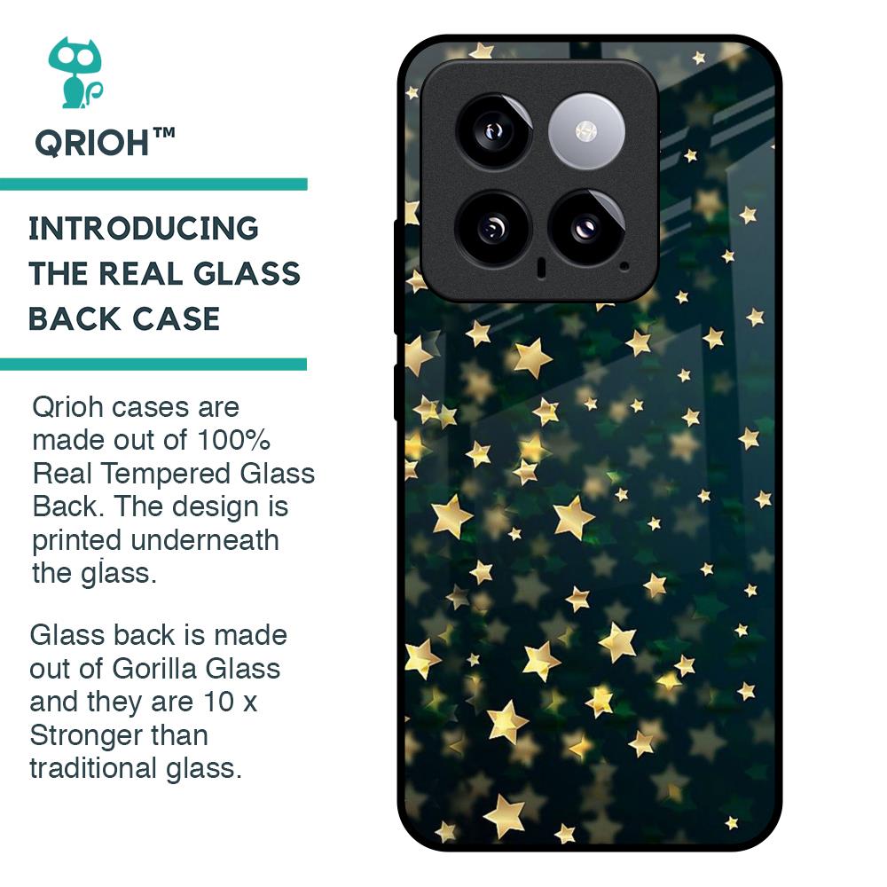 Dazzling Stars Glass Case For Mi 14