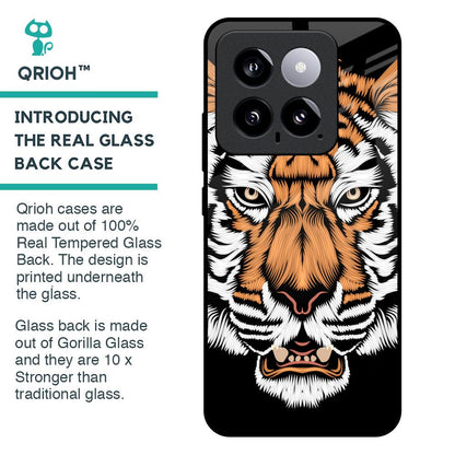 Angry Tiger Glass Case For Mi 14