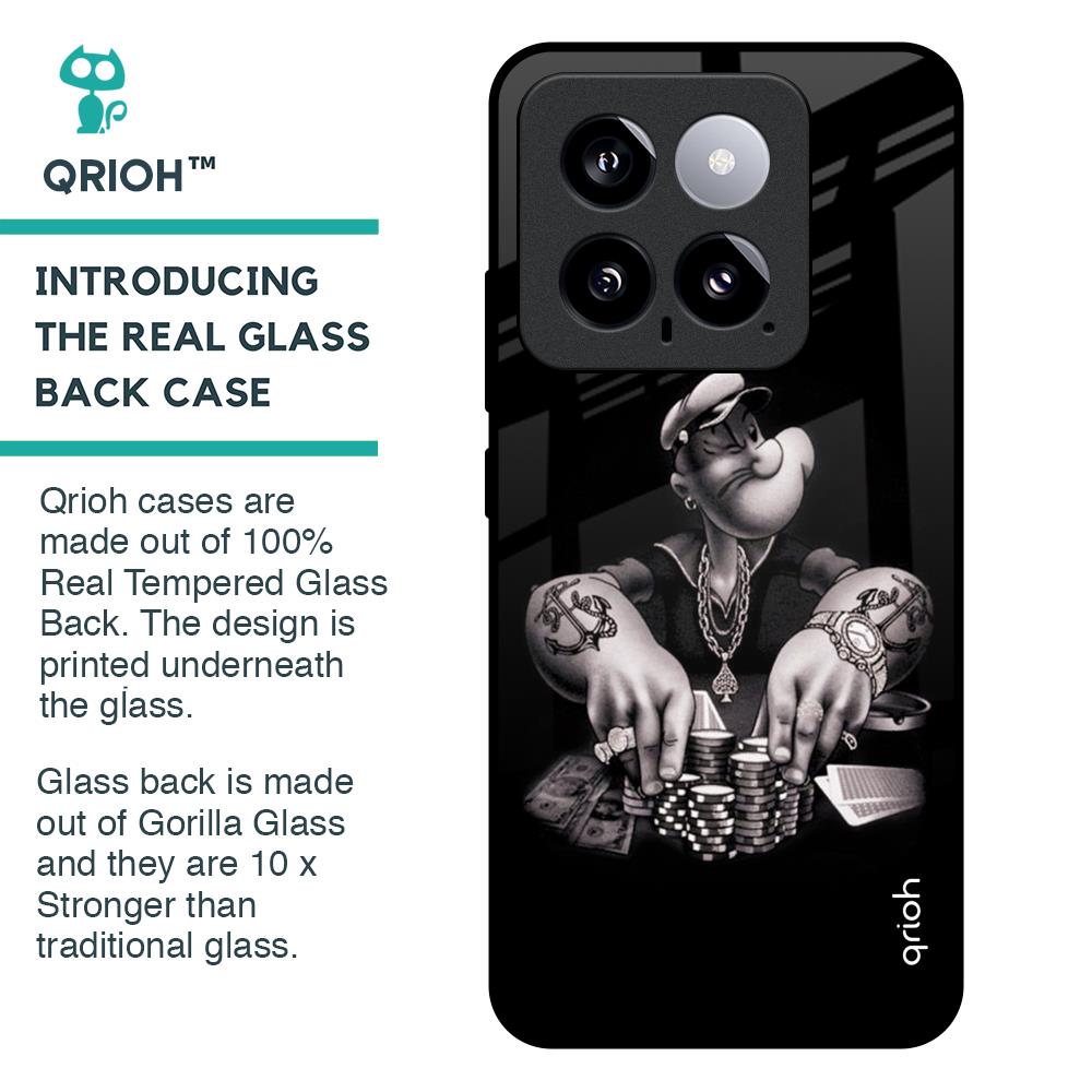 Gambling Problem Glass Case For Mi 14