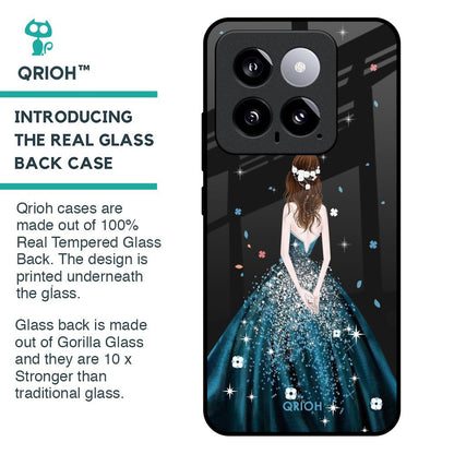 Queen Of Fashion Glass Case for Mi 14