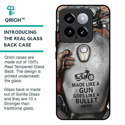 Royal Bike Glass Case for Mi 14