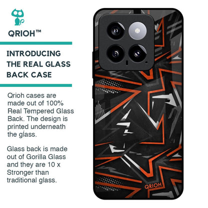 Vector Art Glass Case for Mi 14