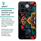 Retro Gorgeous Flower Glass Case for Mi 14
