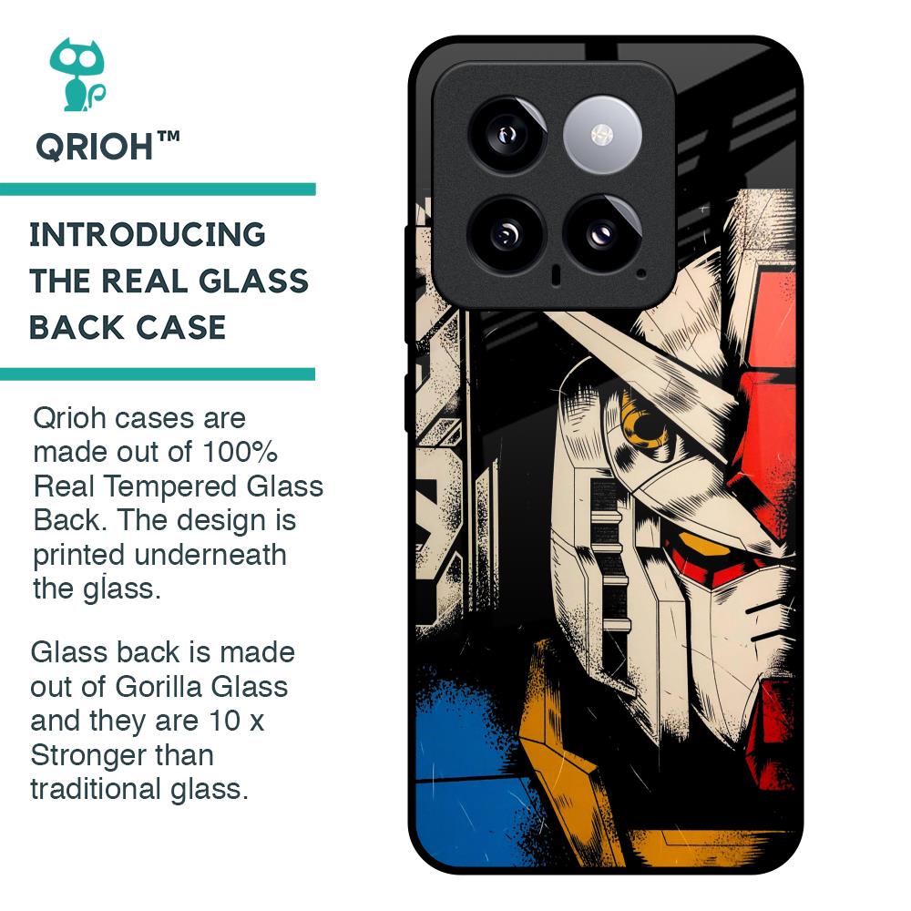 Transformer Art Glass Case for Mi 14