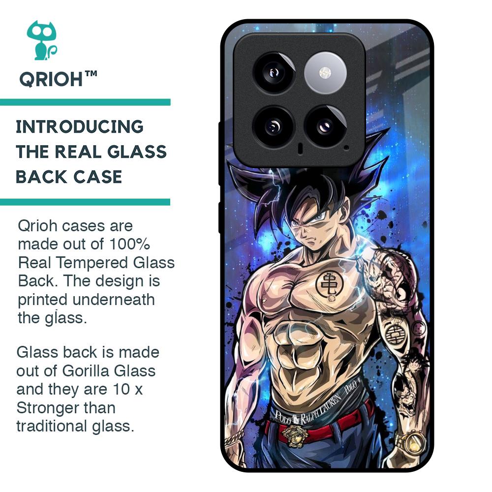 Branded Anime Glass Case for Mi 14
