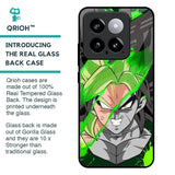 Anime Green Splash Glass Case for Mi 14