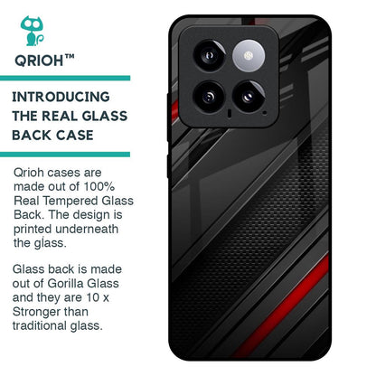 Modern Abstract Glass Case for Mi 14