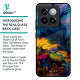 Multicolor Oil Painting Glass Case for Mi 14