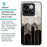 Tricolor Pattern Glass Case for Mi 14