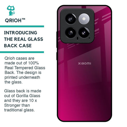 Pink Burst Glass Case for Mi 14
