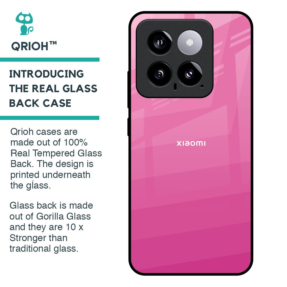 Pink Ribbon Caddy Glass Case for Mi 14