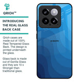 Blue Wave Abstract Glass Case for Mi 14