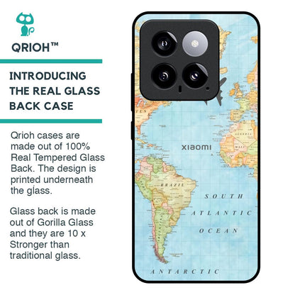 Fly Around The World Glass Case for Mi 14