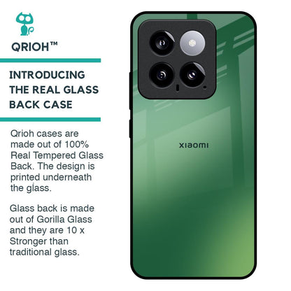 Green Grunge Texture Glass Case for Mi 14